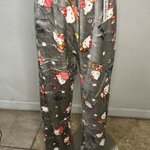 Kids Pajamas with Cute Character Print - Gray